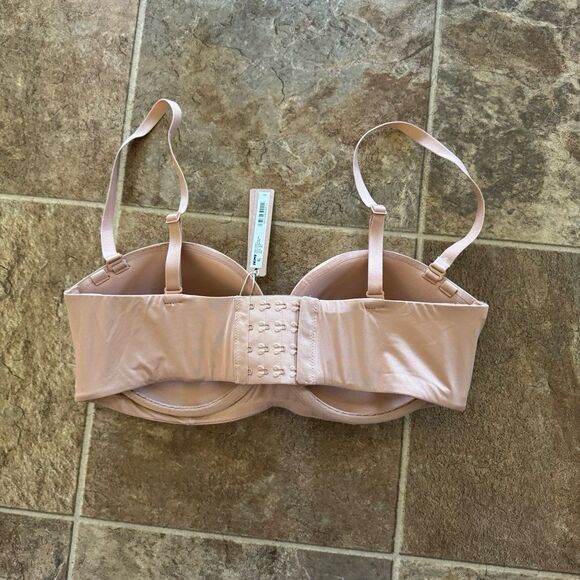 Skims Ultimate Strapless Pushup Bra Clay Size 36D - Picture 7 of 10